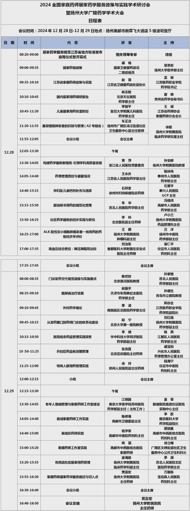 关于线下举办“全国家庭药师居家药学服务政策与实践学术研讨会暨扬州大学广陵药学学术大会”的通知(图1)